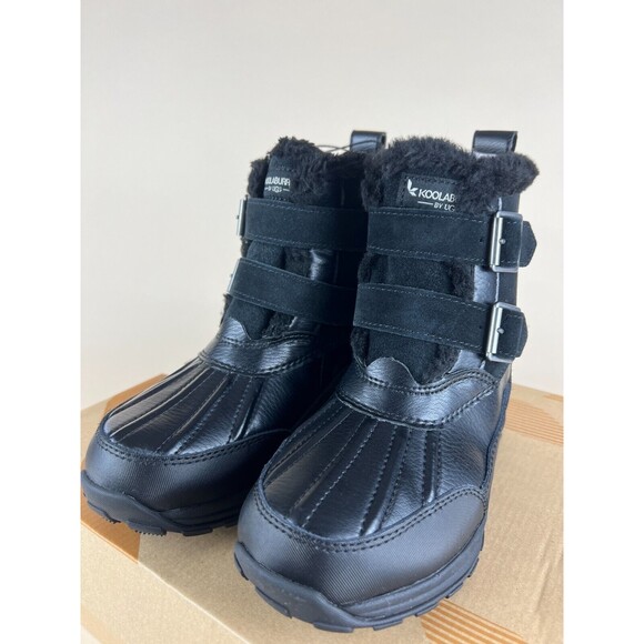 Koolaburra by UGG Imree Moto Boots Black Womens 5 Waterproof Insulated Shoes NWB - Picture 3 of 12